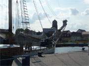 Stadthafen und Altstadt: Wolgast, die Stadt am Peenestrom, gilt als das "Tor zur Insel Usedom".