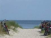 Mit dem Fahhrad an den Ostseestrand: Die Insel Usedom hat ein perfektes Radwegenetz.