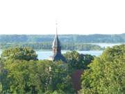 Eine der schnsten Landschaften der Insel Usedom: Benz und der Schmollensee.