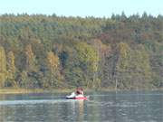 Bootsausflug auf dem malerischen Wolgastsee im Hinterland der Kaiserbder.