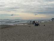 Herbststimmung am Meer: Ende Oktober auf dem Ostseestrand von Usedom.