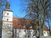 Feininger-Motiv: Die Dorfkirche in Benz auf Usedom.