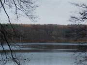 November auf der Insel Usedom: Der Wolgastsee im Hinterland der Kaiserbder.