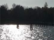 November auf dem Peenemnder Haken der Insel Usedom: Der Nordhafen von Peenemnde.