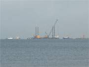 Bauarbeiten in der Ostsee: Der Hafen der westpolnischen Stadt Swinemnde.