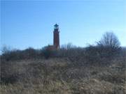 Von Usedom und Rgen aus zu sehen: Der Leuchtturm auf der Greifswalder Oie.