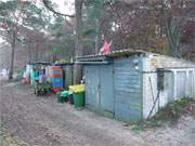 Am Ostseestrand: Fischerhtten am Bernsteinbad Zempin.