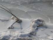 Eisgebilde im Achterwasser: (Voraussichtlich) letzte Winterimpressionen von der Insel Usedom.
