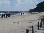 Vom Ostseebad Zinnowitz nach Zempin: Strandwanderung auf der Insel Usedom.