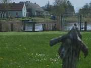 Wilhelmshof und Westklne auf dem Usedomer Winkel: Am Hafen an der Kehle.