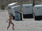 Mai auf Usedom: Strandleben des Bernsteinbades ckeritz.