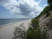 Sandstrand an der Ostsee: Zwischen den Usedomer Seebdern Bansin und ckeritz.