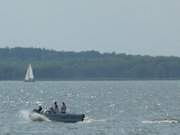 Balmer See: Ausflug auf dem Achterwasser.