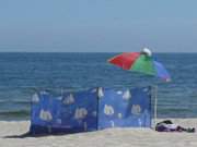 Windgeschtzt am Ostseestrand: Bernsteinbad ckeritz auf Usedom.