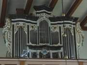 Klein aber sehenswert: Die Orgel in der Kirche von Stolpe.