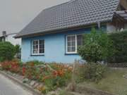 Dunkle Wolken ber Usedom: Ferienhaus in ckeritz.