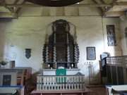 Im Usedomer Hinterland: Altar der Dorfkirche zu Morgenitz.