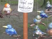 Sind alle Vgel frostsicher? Kunsthandwerksmarkt im Ostseebad Zinnowitz.