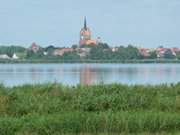 Hinter dem Usedomer See: Die Namensgeberin der Ostseeinsel.