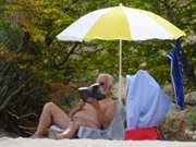 Ruheplatz am Ostseestrand: Ostseebad Bansin auf Usedom.