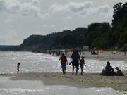 Am Strand des Seebades Loddin: Sptsommer am Ostseestrand.