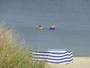 Warme Wassertemperaturen der Ostsee vor Usedom.