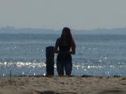 Strand zwischen den Ostseebdern ckeritz und Bansin.