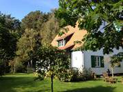 Namensgeber der Steinbock-Ferienwohnungen: Haus Steibock im Seebad Loddin.