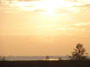 Abendstimmung bei Neppermin: Sonnenuntergang ber dem Nepperminer See.