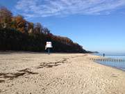 Richtung Stubbenfelde: Ostseestrand von ckeritz.