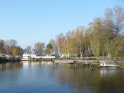 Idyll am Achterwasser: Hafen Stagnie in der Nhe von ckeritz.