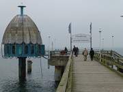 Ostseebad Zinnwoitz auf Usedom: Die Seebrcke.