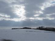 Fr einen kurzen Augenblick sichtbar: Himmel bder dem Loddiner Hft.