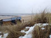 Die letzten Strandkrbe: Der Ostseestrand des Seebades Loddin.