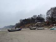 Teufelsberg: Steilkste zwischen Ostseestrand und Klpinsee.