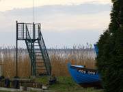 Ausblick: Das Achterwasser an der Inselmitte Usedoms.