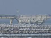 "Zuckerguss": Die Seebrcke des Ostseebades Koserow.