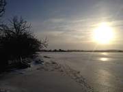 Balmer See und Achterwasser: Landzunge bei Neppermin.