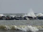 Wetter ndert sich: Sturm ber der Ostsee.