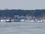 Winter auf der Insel Usedom: Die Seebrcke des Ostseebades Ahlbeck.