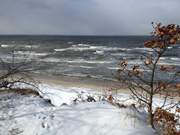 Strmisch: Wellengang auf der Ostsee westlich von ckeritz.
