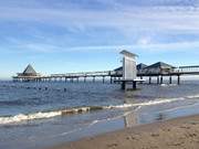 Ostseebad Heringsdorf auf Usedom: Die Seebrcke.