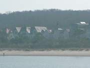 Strandpromenade: Hotels und Ferienwohnungen im Ostseebad Zinnowitz.