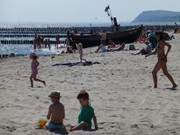 Urlaub auf Usedom: Ostseestrand von Klpinsee.