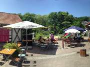 Die Kleinste auf Usedom: Strandpromenade Klpinsee im Panorama.