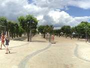 Panorama: Strandpromenade zwischen Ahlbeck und Heringsdorf.