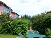 Urlaub auf Usedom: Im Garten der Steinbock-Ferienwohnungen.