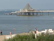 Ostseebad Heringsdorf: Strand und Seebrcke des Kaiserbades.