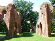 Romantisches Fleckchen: Klosterruine in Eldena.