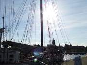 Hafen am Peenestrom: Auf der Schlossinsel in Wolgast.